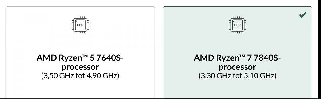 AMD Ryzen 7 7840S und Ryzen 5 7640S im Lenovo Yoga Slim 7 Gen 8