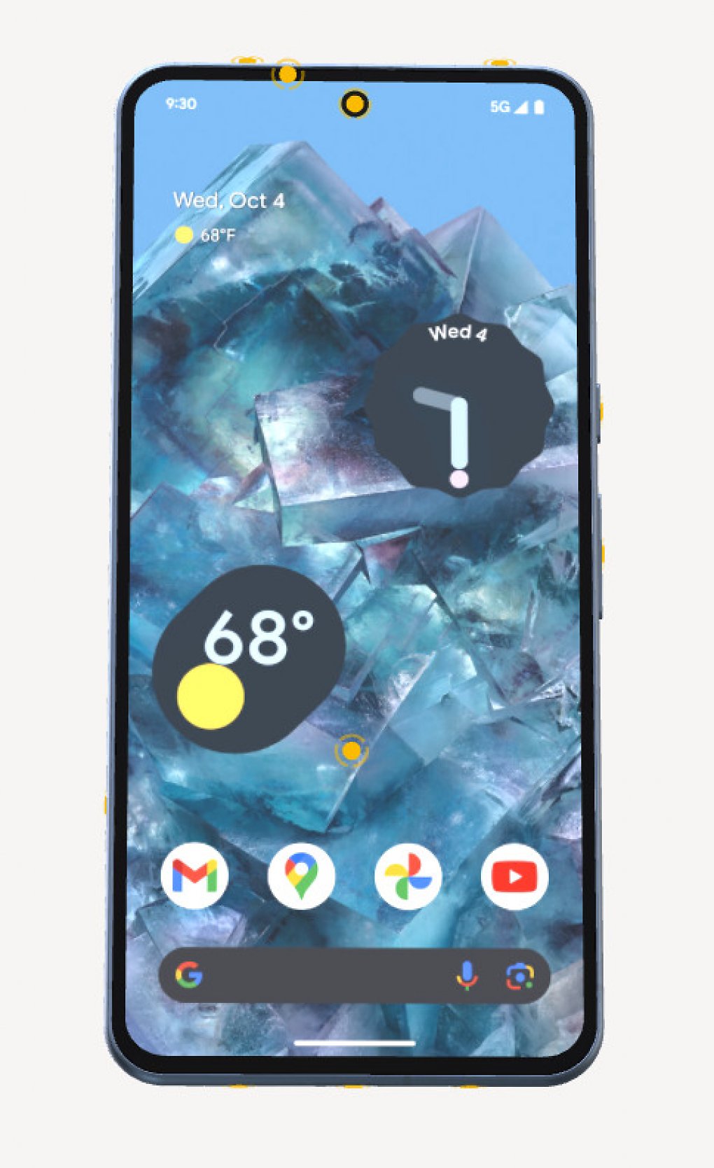 Frontansicht des Google Pixel 8 Pro