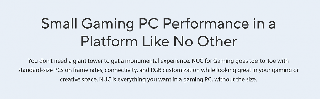 Asus verspricht viel für die Zukunft von NUC Gaming