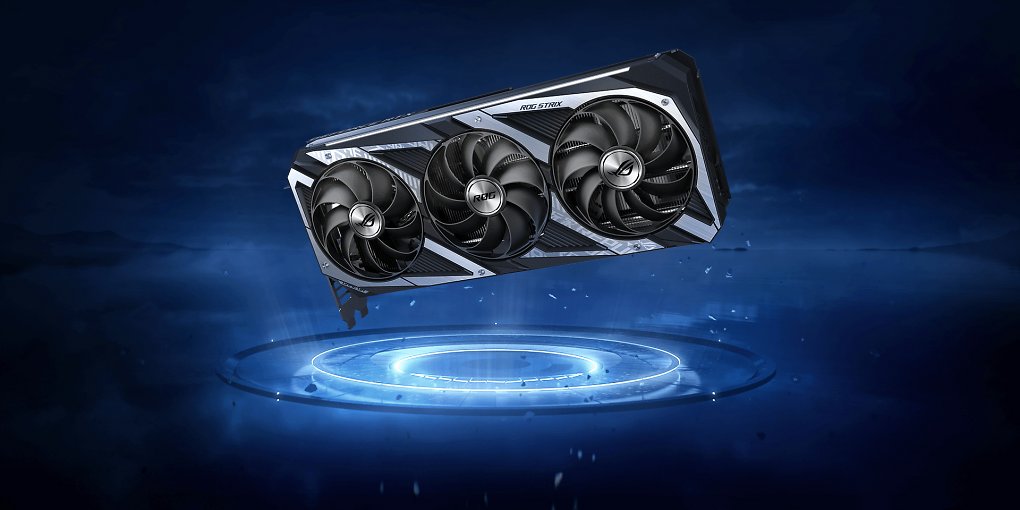 Custom-Modell Asus ROG Strix GeForce RTX 3050 8GB aus 2022.