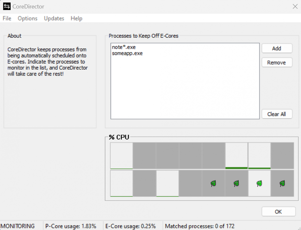 CoreDirector: Intels E-Cores für mehr Performance per Tool deaktivieren