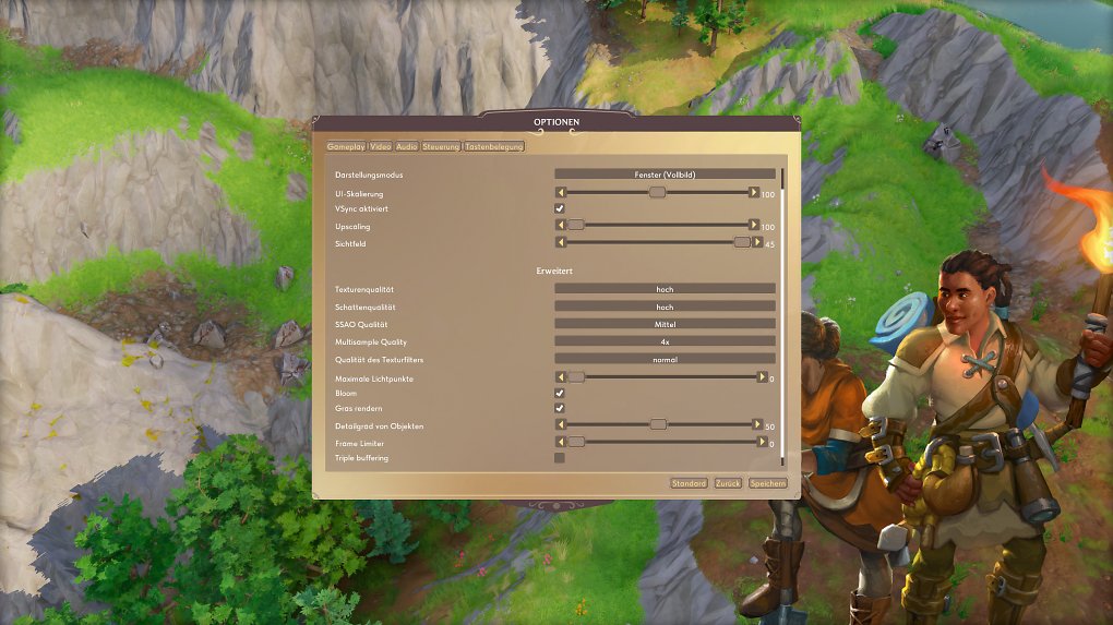Das Optionsmenü bietet ausreichend Möglichkeiten, das Spiel an Ihre Bedürfnisse anzupassen. Moderne Techniken wie Upscaling (etwa DLSS 3.5 oder FSR 3) sucht man jedoch vergebens. Mit an Bord ist nur FSR 1.0 und das verschlimmbessert das Gesamtbild derart, dass wir dafür keine Empfehlung aussprechen können.