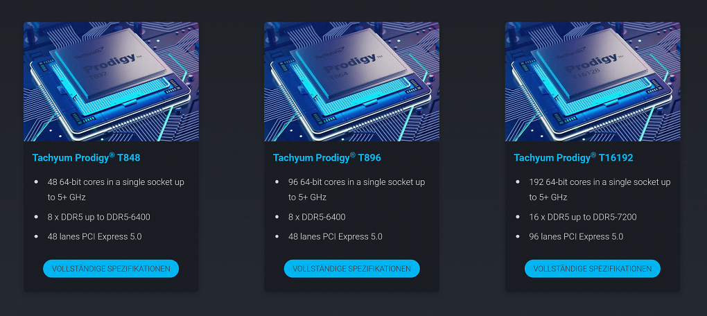 Tachyum Prodigy