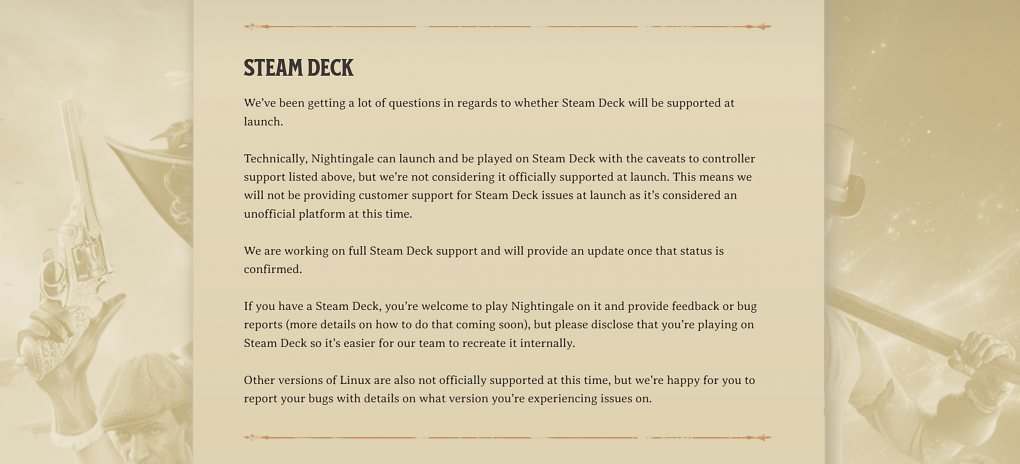 Steam Deck Support