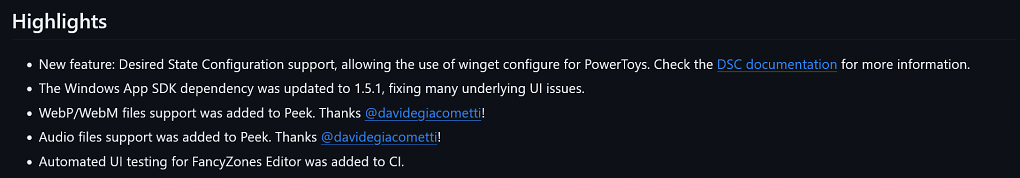 Release Notes