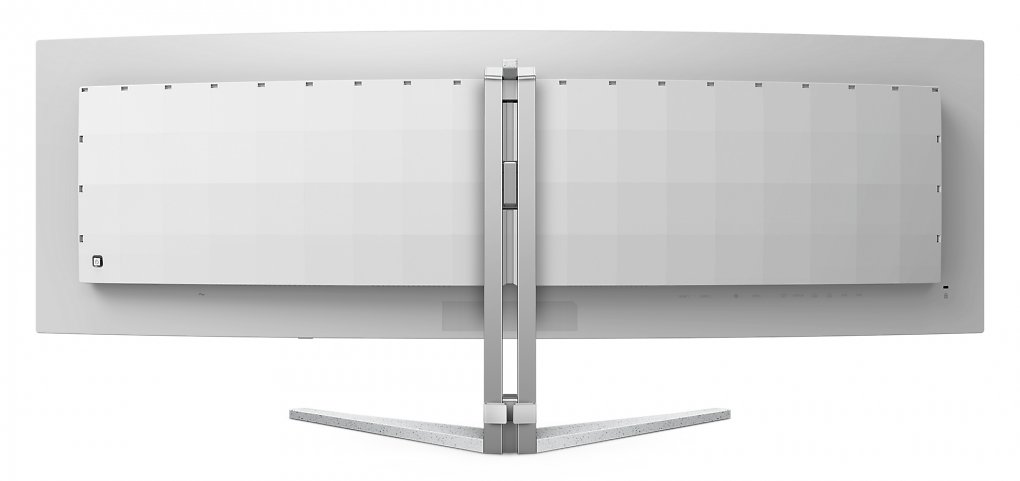 Die Rückseite des Philips Evnia 49M2C8900L.