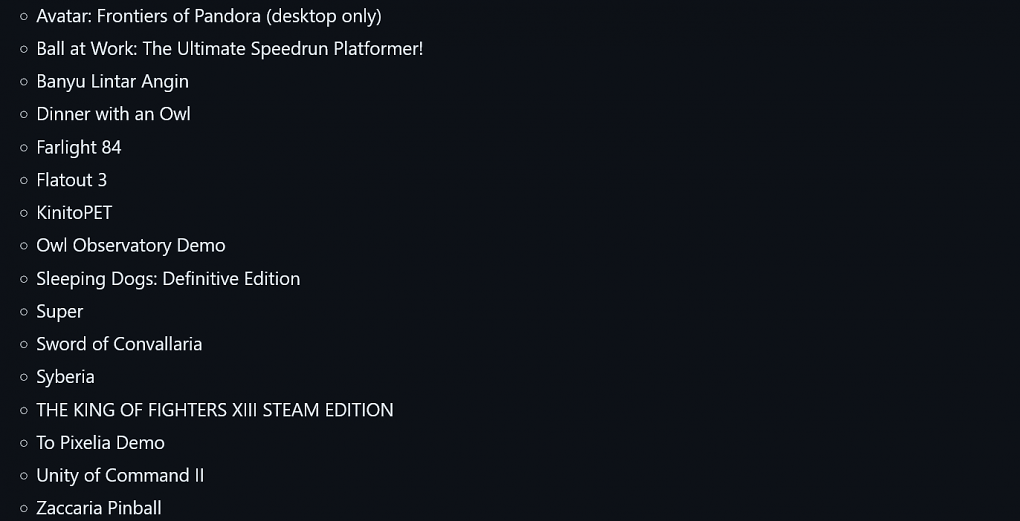 New Games