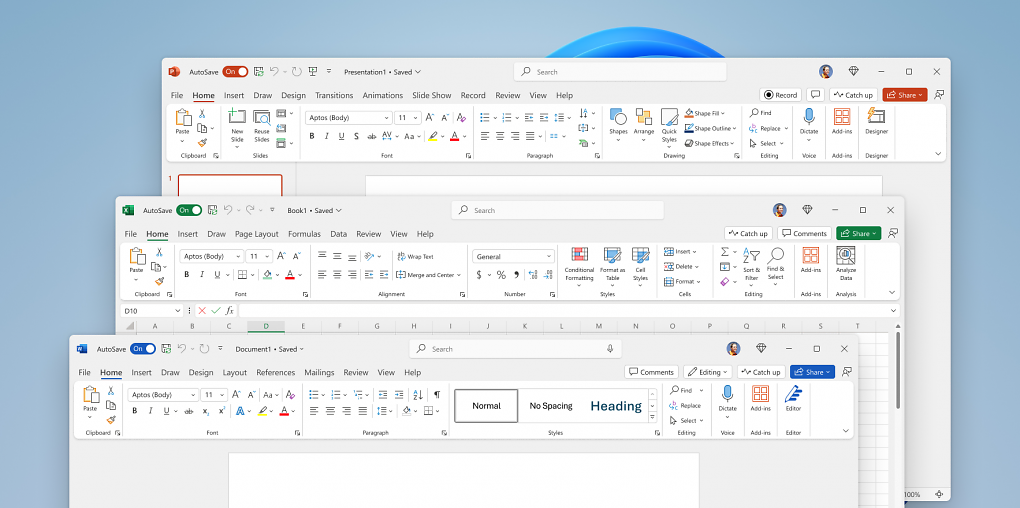 Microsoft Office 2024 folgt den Designprinzipien von Windows 11