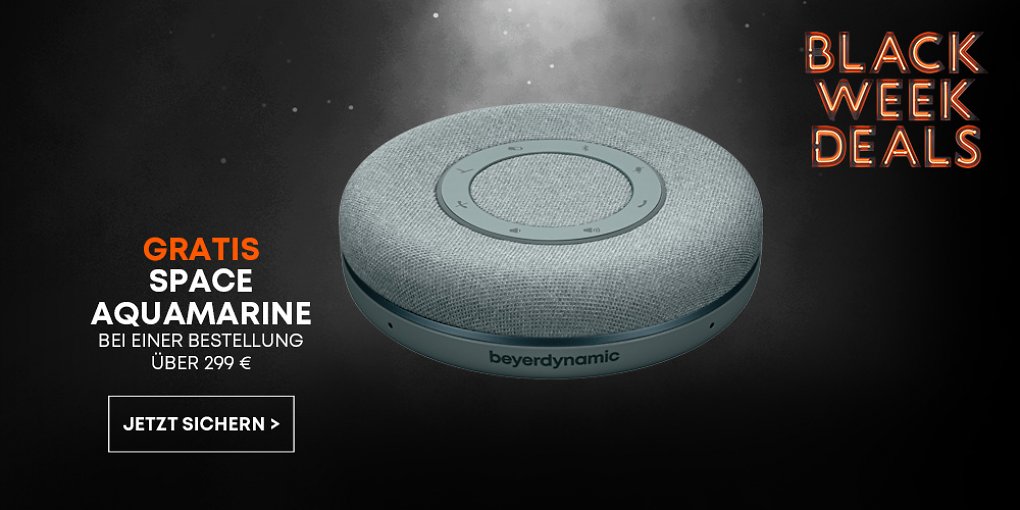Black Week bei beyerdynamic: Bis zu 60% Rabatt - ab sofort!
