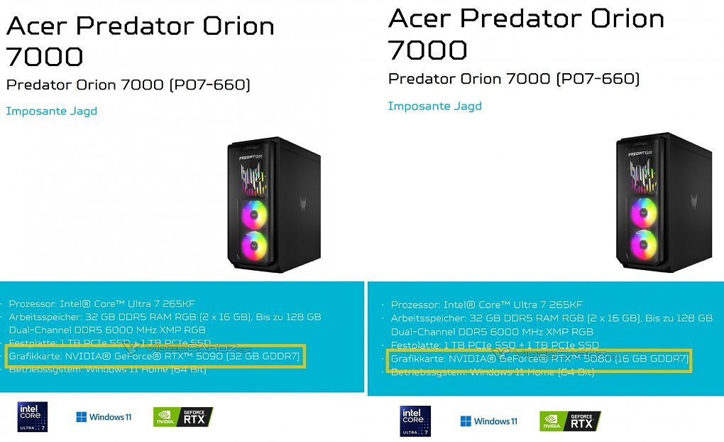 Acer Predator Orion