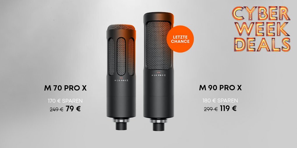 Cyber Week Deals bei beyerdynamic: Bis zu 60% Rabatt - nur jetzt!