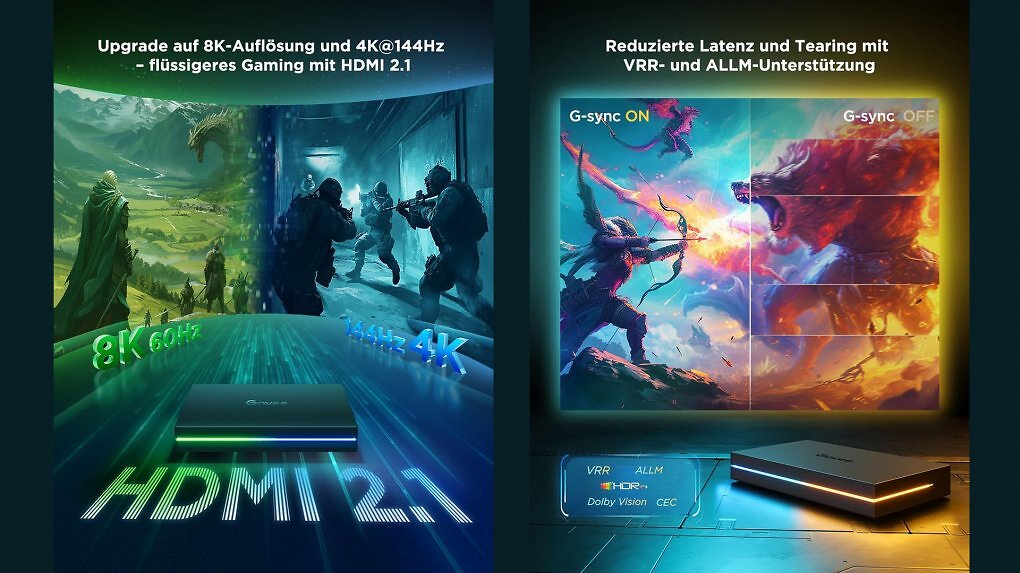 Govee HDMI 2.1 Sync Box Kit: Smarte Beleuchtung für ein immersives Entertainment-Erlebnis (1)