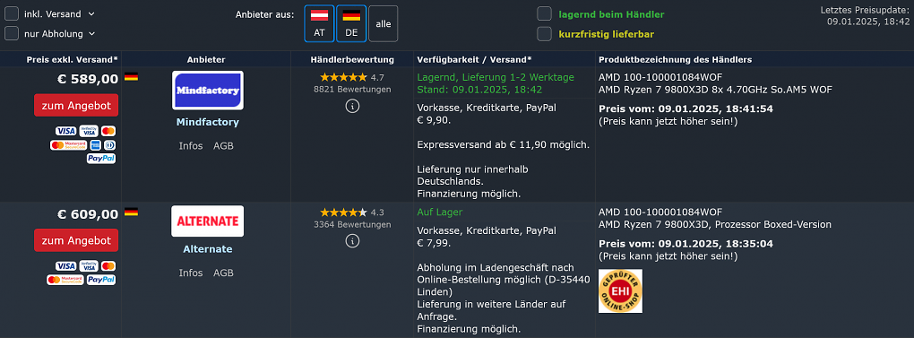 Preisvergleich
