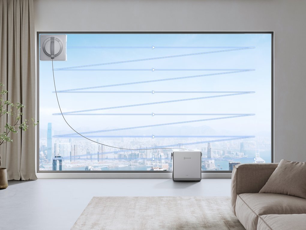 Sicher und sauber: Der W2 OMNI hält eure Fenster blitzblank rein und verfügt über verschiedene Technologien, die ihn vor Abstürzen bewahren.