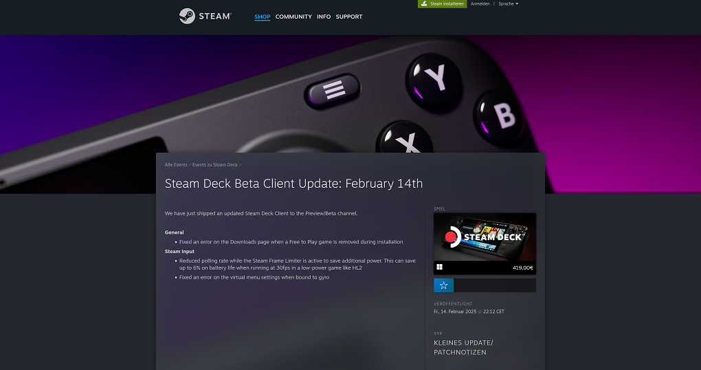 Steam Beta Client