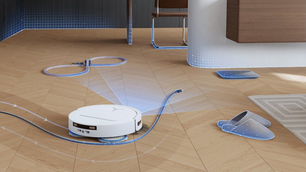 Sogar weiße Kabel werden von der neuen T50-Familie erkannt und passgenau umsaugt.