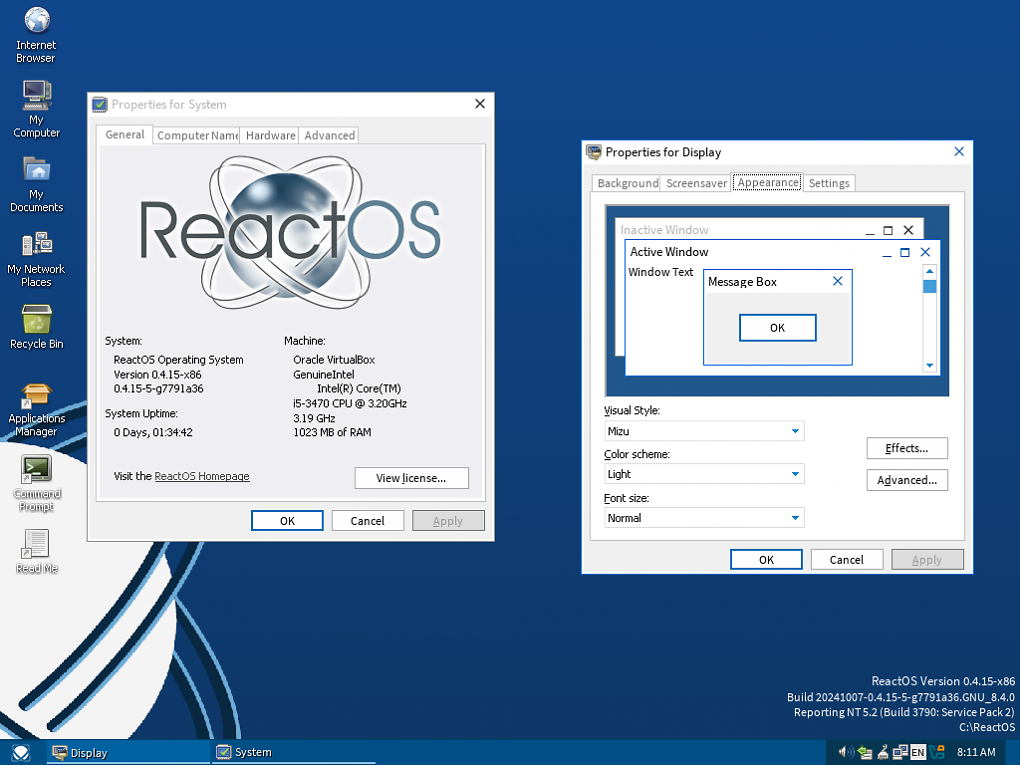 ReactOS 0.4.15
