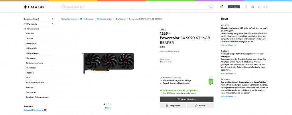Powercolor Radeon RX 9070 XT Reaper