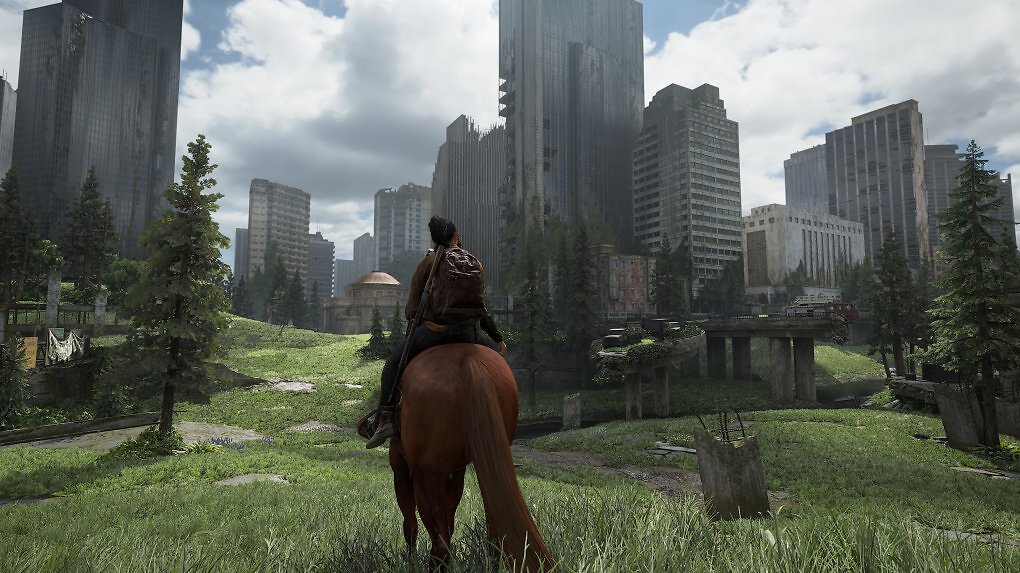 Das LoD wurde für die PC-Version massiv erweitert - u. a. Gras ist bis in die Ferne sichtbar.
