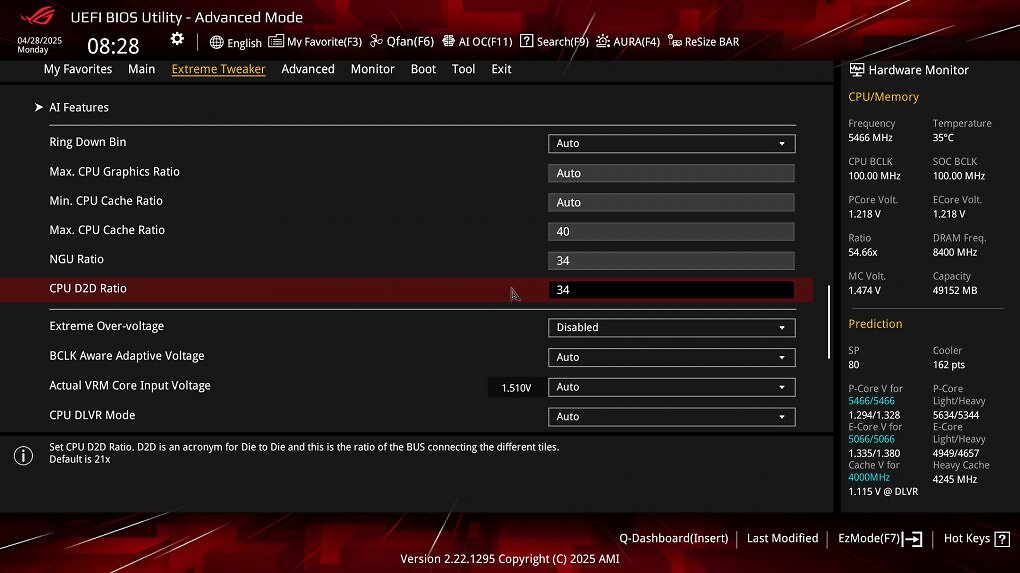 Ring, NGU und D2D bilden unser finales Tuning, inkl. des Anziehens weiterer Parameter bei den RAM-Timings. Jede Einstellung wurde behutsam auf Stabilität geprüft.