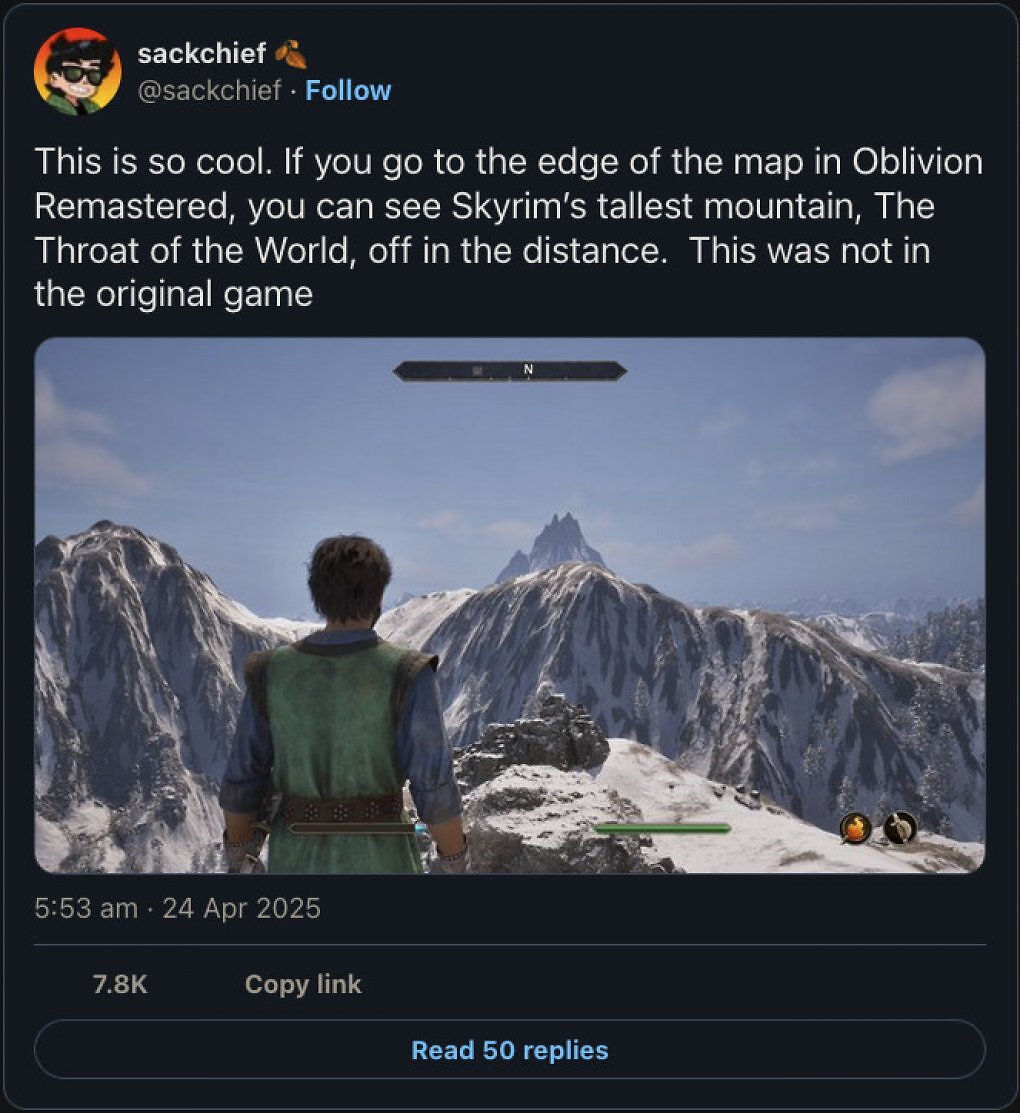 Oblivion Remastered: Neues Easter-Egg entdeckt - aus Skyrim (2)