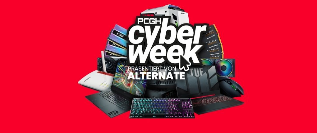 Die PCGH Cyber Week 2025 läuft bis zum 30. Mai: Jetzt zuschlagen und sparen!