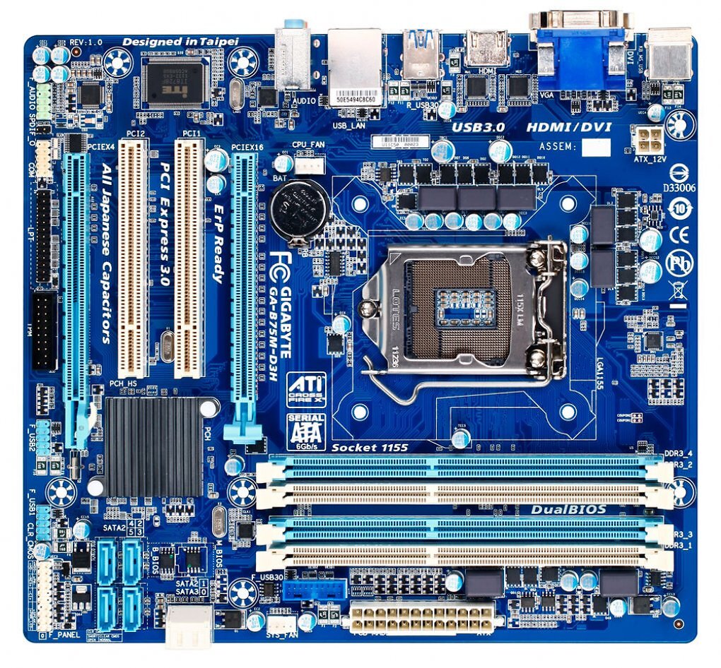 Gigabyte B75M-D3H