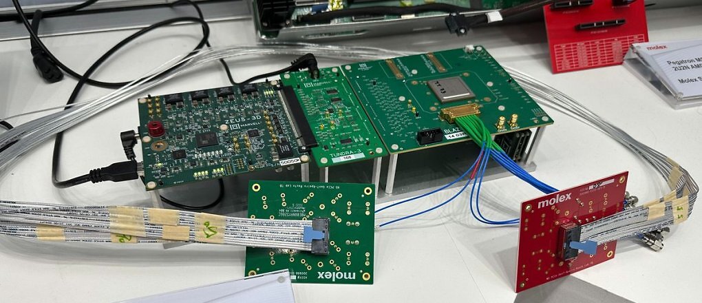 Auf der Computex zeigte Molex mehrere Testaufbauten mit dem neuen Anschluss.