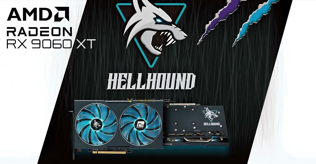 Powercolor Radeon RX 9060 XT Hellhound