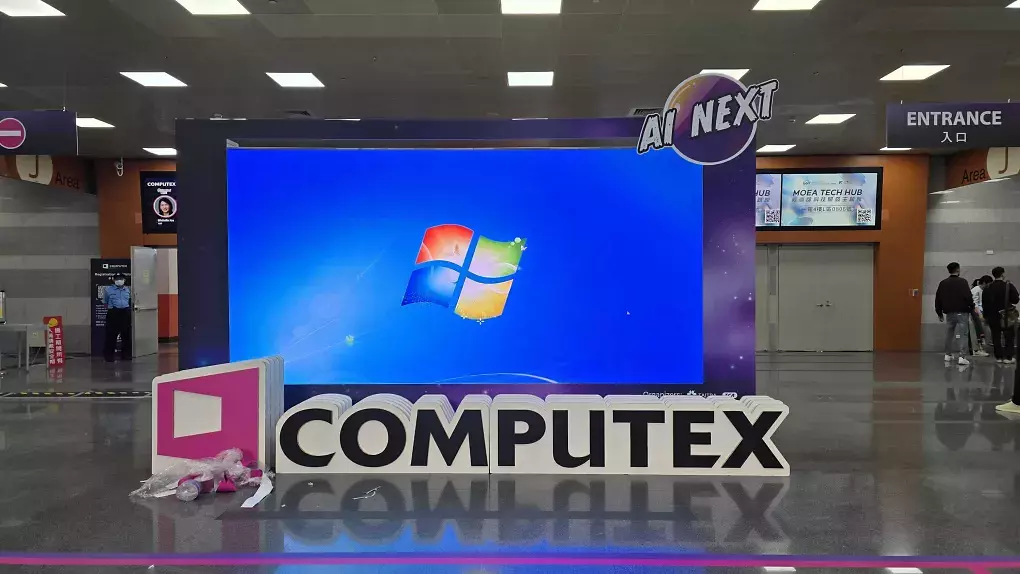 Windows 7 auf der Computex 2025