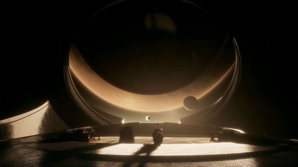 Den Look der Filme haben die Entwickler sehr gut eingefangen. Es kommt optional schicke Lumen-Beleuchtung zum Einsatz. Hier sehen Sie eine Szene aus dem in feiner Echtzeitgrafik gerenderten Intro.