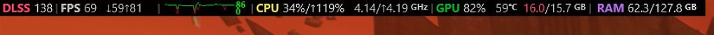Der neue Performance Monitor von Steam zeigt die wichtigsten Details an. Minimalwerte sind durch einen Pfeil nach unten, Maximalwerte durch einen Pfeil nach oben gekennzeichnet.