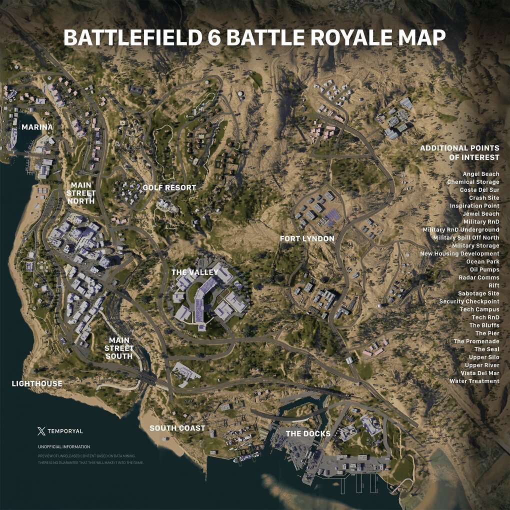 <strong>Battlefield 6:</strong> Battle Royale Map