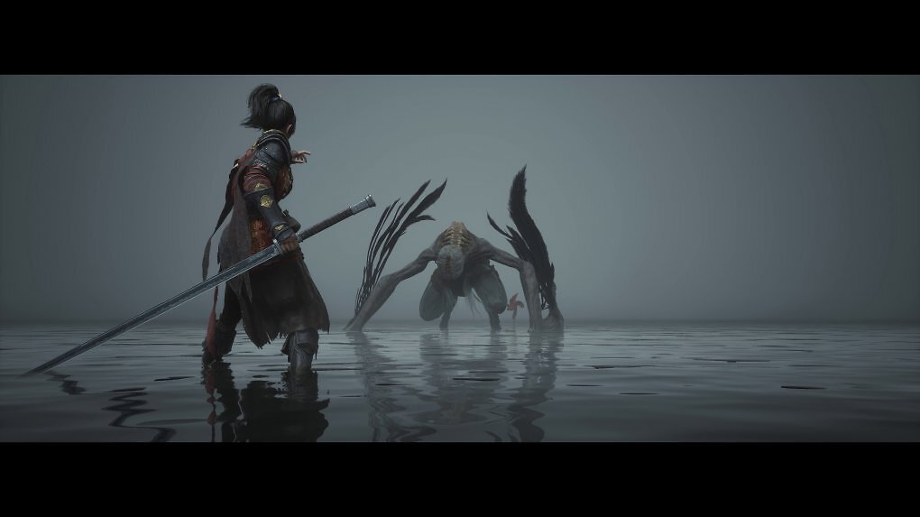 Der erste Boss ist ein 'typischer' Souls-Like-Newbie-Troll-Endgegner. Ins Gras beißen ist das erste Mal nahezu garantiert.