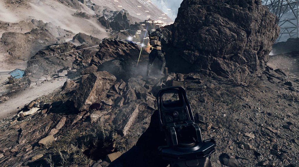 Die Lensflares sind leicht zu sehen und enttarnen jeden Sniper.