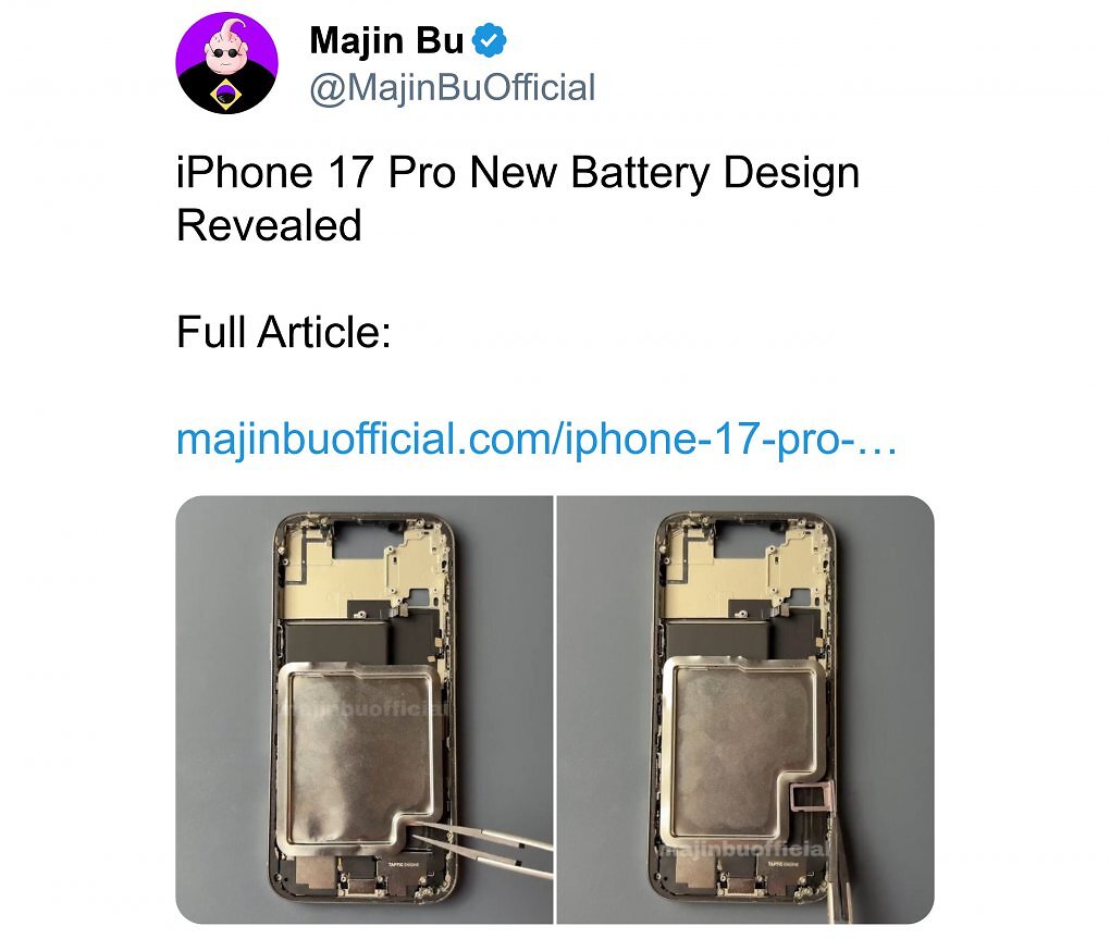 Der Akku des iPhone 17 Pro soll in zwei unterschiedlichen Varianten erscheinen.