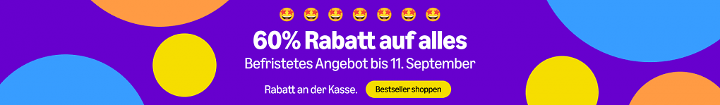 Nur bis 11. September: 60% Rabatt auf alles bei Amazon Haul