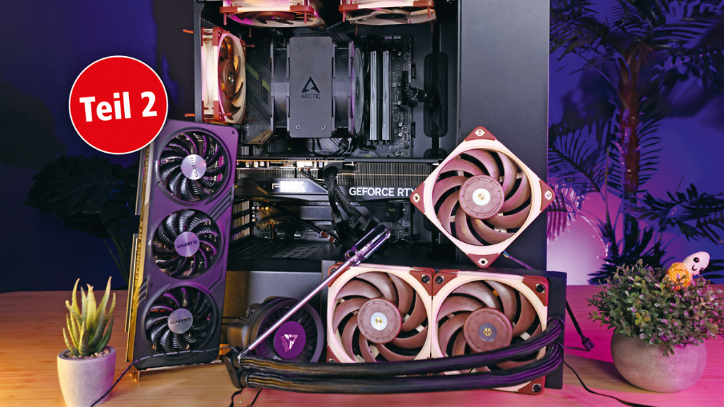 [PLUS] Gaming-PC optimal kühlen: 18 Lüfter-Positionen und Kühlungs-Konstellationen geprüft
