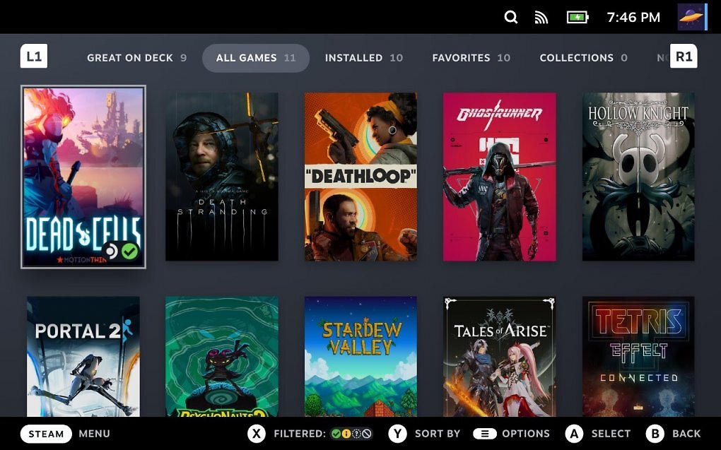 SteamOS bootet auch auf dem Gaming-PC direkt im Vollbildmodus ('Big Picture Mode')