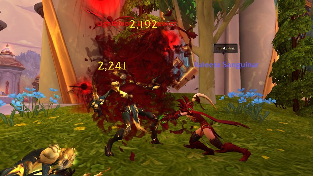 Valeera Sanguinar - der Nachname ist Programm, ihre Skills drehen sich um Blut, Meucheln, Aderlassen und Vergiften.