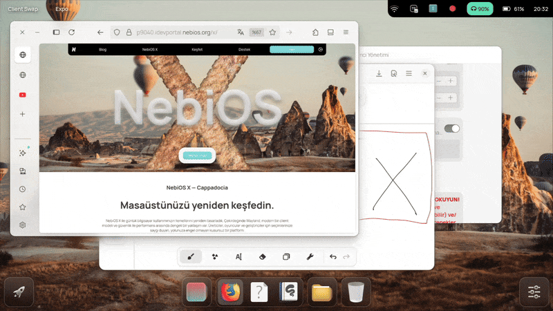 NebiOS mit NebiDE