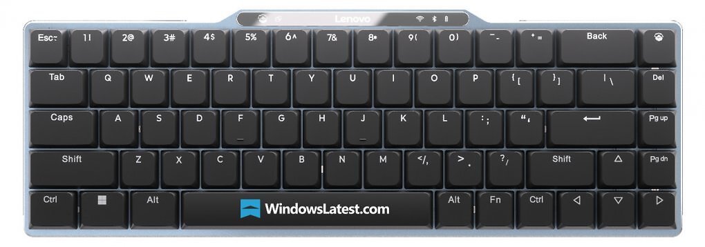Das Lenovo Adaptable Keyboard Concept soll zwischen verschiedenen Druckwiderständen wechseln können.