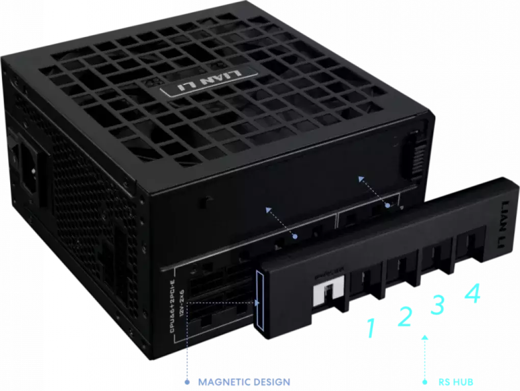 Das optionale USB-Hub.