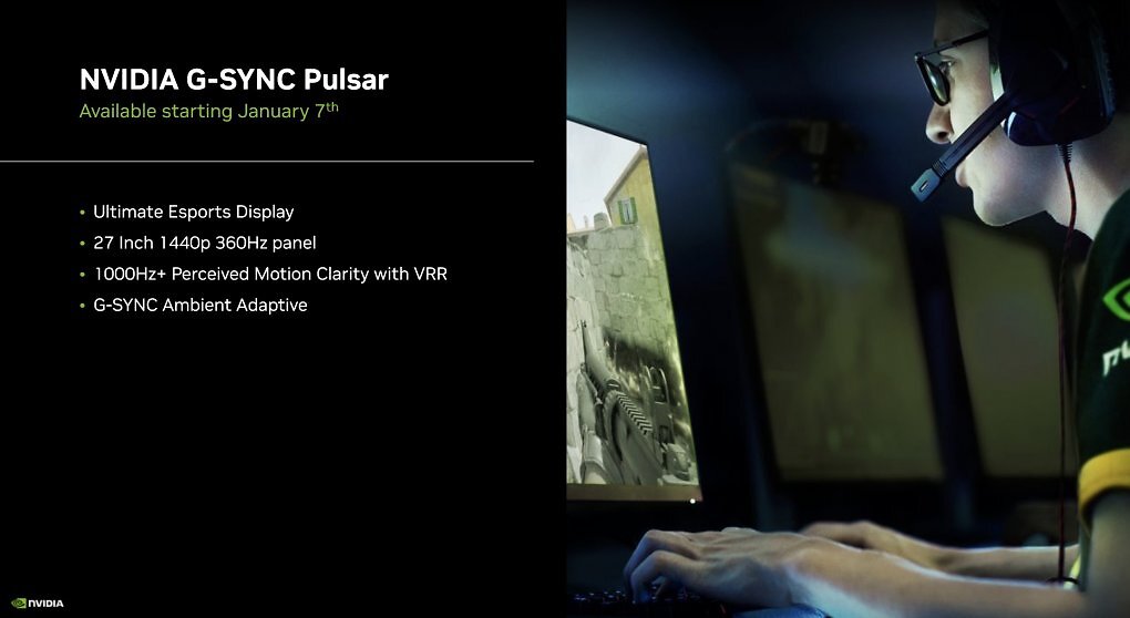 Die wichtigsten Eckdaten der neuen Gaming-Monitore mit G-Sync Pulsar.