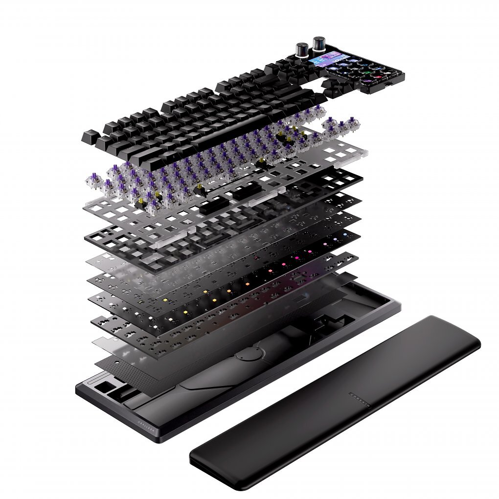 Das ist der Aufbau der Corsair Galleon 100 SD.