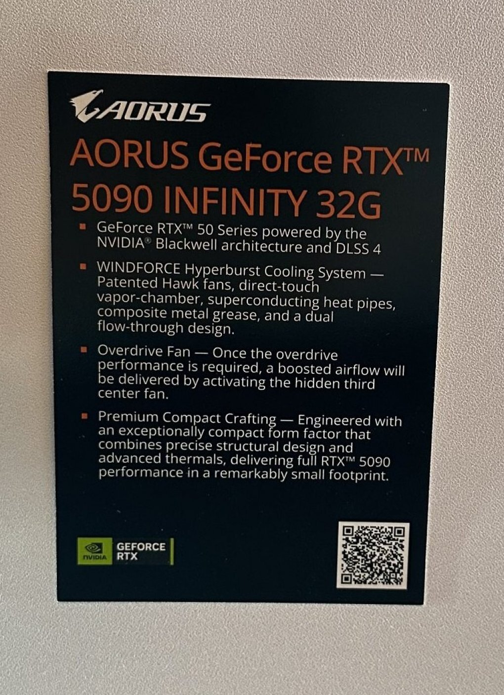 Gigabyte Aorus Geforce RTX 5090 Infinity (3) (1) (2)