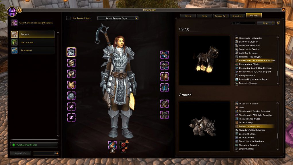 So sieht MogMount im Spiel aus.