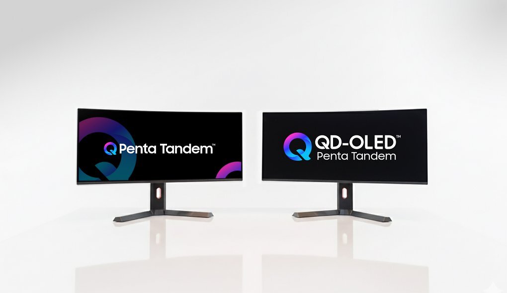 QD-OLED Penta Tandem soll die Premium-Technologiemarke von Samsung Display werdem, die auf einer proprietären fünfschichtigen organischen Leuchtdiodenstruktur basiert.