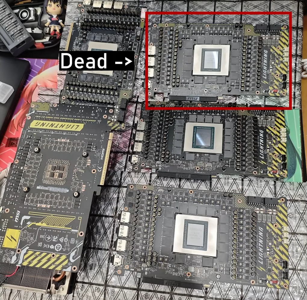 Defekte Geforce RTX 5090