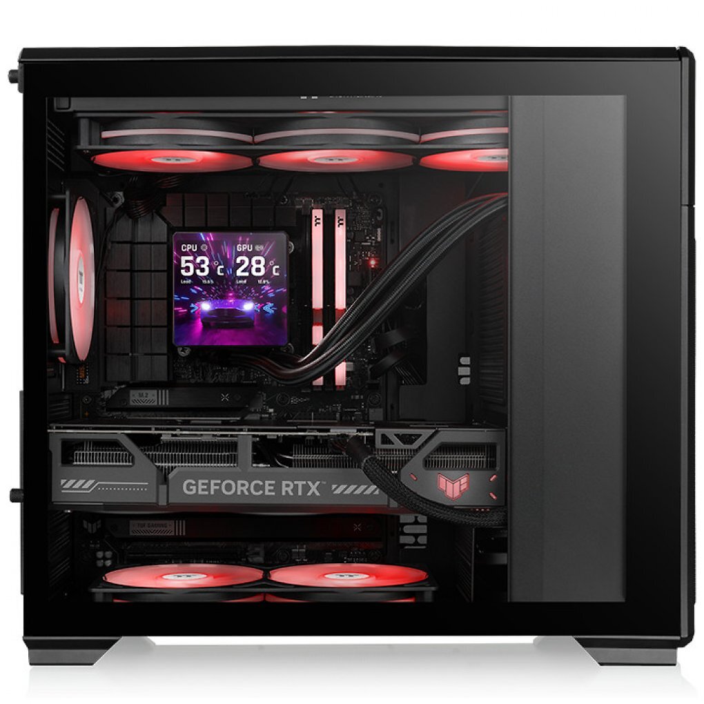 Das Thermaltake TR300 mit eingebauter Hardware.